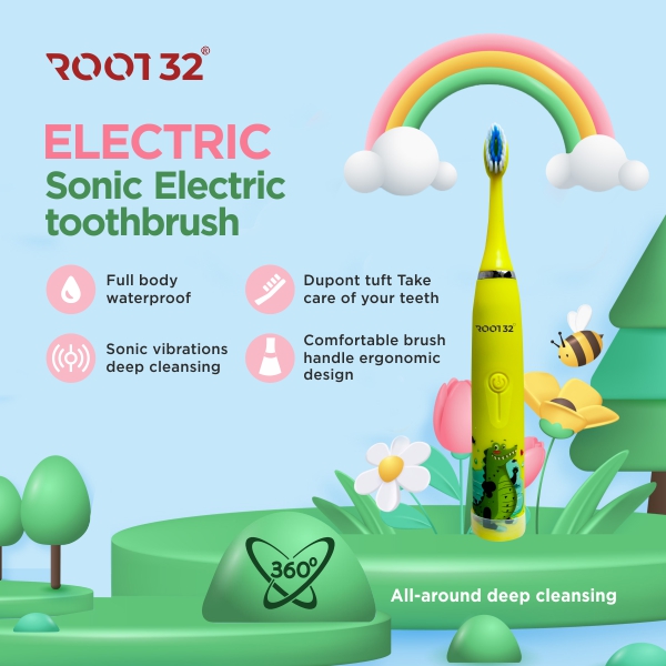 Root32 Kids Electric Sonic Toothbrush - Image 6