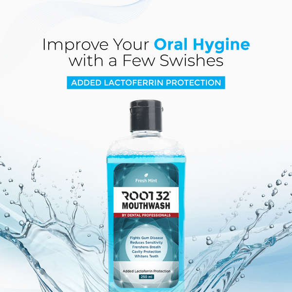 Root32 Toothpaste & Mouth Wash Combo - Image 3